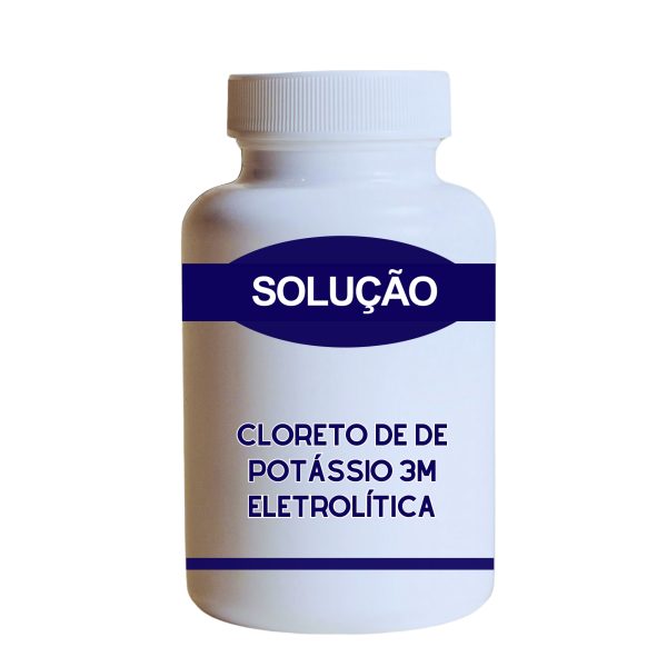 Solução de Cloreto de Potássio 3M Eletrolítica